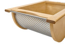 REV A SHELF : Natural Maple/Stainless-Steel Produce Basket for 18” Base Cabinets