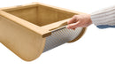 REV A SHELF : Natural Maple/Stainless-Steel Produce Basket for 18” Base Cabinets