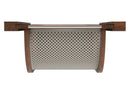REV A SHELF : Walnut/Stainless-Steel Produce Basket for 18” Base Cabinets