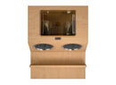 REV A SHELF : Natural Maple Drawer Insert w/ Stainless-Steel Bins for 18" Vanity Drawers