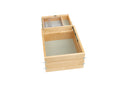 REV A SHELF : Wood Vanity Cabinet Replacement Half Tier Drawer System w/Soft Close