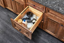 REV A SHELF : Wood Vanity Cabinet Replacement Half Tier Drawer System w/Soft Close