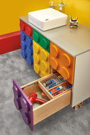 REV A SHELF : Wood Vanity Cabinet Replacement Two Tier Drawer System w/Soft Close