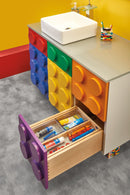 REV A SHELF : Wood Vanity Cabinet Replacement Two Tier Drawer System w/Soft Close