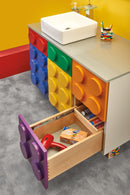 REV A SHELF : Wood Vanity Cabinet Replacement Two Tier Drawer System w/Soft Close