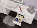 REV A SHELF : Wood Vanity Cabinet Pullout Organizer w/Power Outlets and Soft-Close