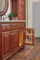 REV A SHELF : Wood Vanity Cabinet Door Storage Rack