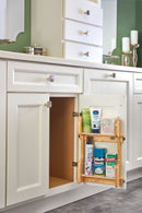 REV A SHELF : Wood Vanity Cabinet Door Storage Rack