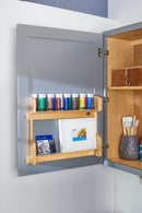 REV A SHELF : Wood Vanity Cabinet Door Storage Rack