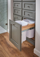 REV A SHELF : Wood Top Mount Pullout Waste Container