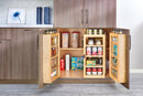 REV A SHELF : Wood Base Cabinet Door Mount Organizer and Swing Out Pantry Organizer Kit
