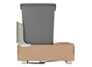 REV A SHELF : Wood Pullout Waste Container with Soft/Open Close