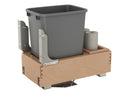 REV A SHELF : Wood Pullout Waste Container with Soft/Open Close