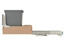 REV A SHELF : Wood Pullout Waste Container with Soft/Open Close