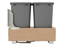 REV A SHELF : Wood Pullout Waste Container with Soft/Open Close