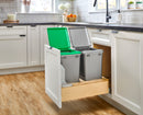 REV A SHELF : Wood Pullout Waste Container with Soft/Open Close