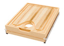 REV A SHELF : Wood Base Cabinet Cutting Board Drawer Replacement System w/ Soft-Close