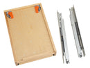 REV A SHELF : Wood Base Cabinet Cutting Board Drawer Replacement System w/ Soft-Close
