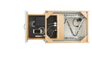 REV A SHELF : Wood Base Cabinet Charging Drawer Replacement System w/ Soft-Close