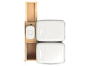 REV A SHELF : Wood Bottom Mount Pullout Waste Container with OXO and Storage w/ Soft-Close