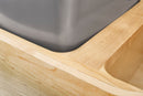 REV A SHELF : Wood Vanity Cabinet Pullout Waste Container w/ Soft-Close