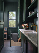 REV A SHELF : Wood Pullout Waste Container w/ Soft-Close