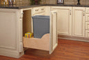 REV A SHELF : Wood Pullout Waste Container w/ Soft-Close