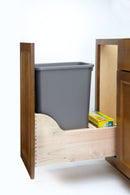 REV A SHELF : Wood Pullout Waste Container w/ Soft-Close