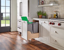 REV A SHELF : Wood Pullout Waste Container w/ Soft-Close