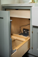 REV A SHELF : Wood Pullout Waste Container w/ Soft-Close and SERVO-DRIVE System