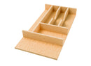REV A SHELF : Wood "Right Fit" Shallow Cutlery Drawer Insert Organizer