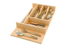 REV A SHELF : Wood "Right Fit" Shallow Cutlery Drawer Insert Organizer