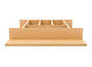 REV A SHELF : Wood "Right Fit" Shallow Cutlery Drawer Insert Organizer