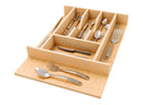 REV A SHELF : Wood "Right Fit" Shallow Cutlery Drawer Insert Organizer