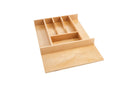 REV A SHELF : Wood Trim-to-Fit Shallow Cutlery Drawer Insert Organizer