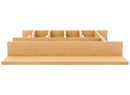 REV A SHELF : Wood "Right Fit" Shallow Cutlery Drawer Insert Organizer