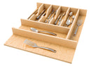 REV A SHELF : Wood "Right Fit" Shallow Cutlery Drawer Insert Organizer