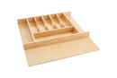 REV A SHELF : Wood Trim-to-Fit Shallow Cutlery Drawer Insert Organizer