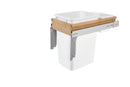 REV A SHELF : Wood Top Mount Pullout Single Waste Container