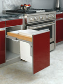 REV A SHELF : Wood Top Mount Pullout Single Waste Container