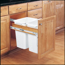 REV A SHELF : Wood Top Mount Pullout Double Waste Containers