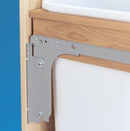 REV A SHELF : Wood Top Mount Pullout Double Waste Container For Full-Height Cabinets