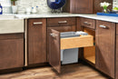 REV A SHELF : Wood Top Mount Pullout Waste Container w/ Soft-Close/Open