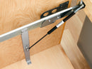 REV A SHELF : Walnut Top Mount Pullout Waste Container w/ Soft-Close/Open