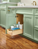 REV A SHELF : Wood Base Cabinet Pullout Drawers w/ Soft-Close