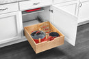 REV A SHELF : Tall Wood Pullout Drawers w/ BLUM Soft-Close for 24" Base Cabinets