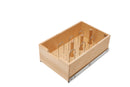 REV A SHELF : Tall Wood Pilaster Accessory Drawer w/ BLUM Soft-Close for 18" Base Cabinets