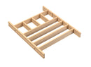 REV A SHELF : Wood Shallow Drawer Divider Insert 30" Cabinet