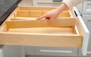 REV A SHELF : Wood Shallow Drawer Divider Insert 36" Cabinet