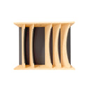 REV A SHELF : Craftsman Collection Solid Maple Adjustable Deep Drawer Divider Insert w/ Black Accents for 27”-30” Base Cabinet Drawers